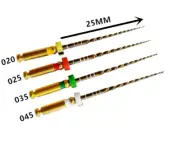10x Dental Gold Primary 25mm ENDODONTIC RECIPROCATING File 20-45# Mixed