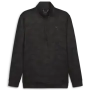 ***BRAND NEW*** Puma Cloudspun Camo 1/4 Zip PUMA BLACK