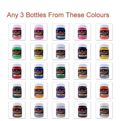 3 x 40ml Face Paint Body Paint Artistic Painting Kids Face Paint Party Make Up