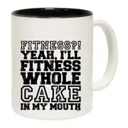 Fitness Whole Cake In My Mouth Mug Cup