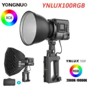 YONGNUO YNLUX100 RGB 120W RGBWW Colorful Led Video COB Light 2000-10000K Softbox
