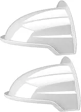2pcs Outdoor Security Camera Rain Covers Protective Shield for Gate Monitor Cameras Easy to Install Elegant Design with Wide Viewing Window