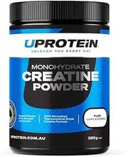 Uprotein 100% Pure Creatine Monohydrate Powder 385g, Unflavoured, Micronized | Muscle Strength Booster