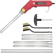 Hot Knife Foam Cutter 200W Electric Styrofoam Cutting Tool – Styrofoam Cutter Hot Knife Cutting Tool With 7 Blades, T-Handle Wrench & 2 Wire Brushes – Cuts EPS, XPS, EVA, KT Board, Sponge, Nylon