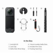 Insta360 X5 360° Waterproof 8K Action Camera Invisible Dive Bundle - Includes 1 [CAMINS5009B]