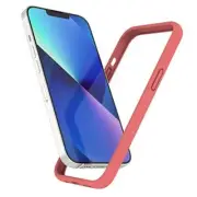 Compatible iPhone 13/13 Pro Bumper Case (6.1 Inch), Liquid Silicone Coral