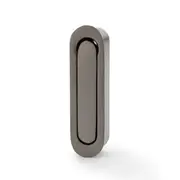 Alexander and Wilks Radius Sliding Door Edge Pull Dark Bronze PVD AW991DBZPVD