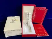 Cartier Lighter Trinity Silver Satin New Sealed Old Stock Condition Full Set Box