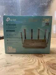 TP-Link Archer Tri-Band 6-Stream WiFi 6E Router - Black - NEW SEALED- Box Damage