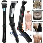 Electric Shaver Mini Pocket Travel Back Razor Wireless Facial Beard Body Trimmer
