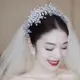 【Miallo】新娘結婚禮頭飾冰雪女王皇冠滿鑽鋯石王冠跟妝婚紗禮服宴會發飾 XCQF