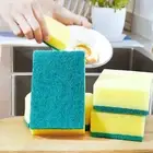20PCS Dish Washing Sponge Scouring Lot Scrubber Sponge Kitchen Cleaning Tools