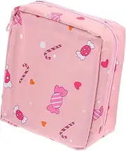 Hoement Convenient Portable Tampon Holder Multi Function Zipper Period Bag for Stylish Sanitary Storage for School Office and Travel Thoughtful Present for Female Friends
