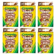 144pc Crayola Colours Of The World Crayons Drawing Art/Craft Kids/Children 3y+