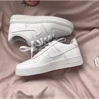 在飛比找蝦皮購物優惠-免運 Nike Air Force 1 GS 女鞋 白色 休