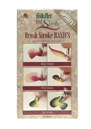 Plaid FolkArt One Stroke: Brush Stroke Basics - New Sealed VHS Art