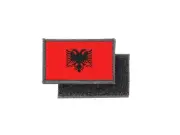 Flag patch printed badge country albania