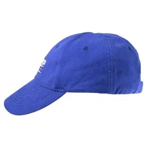 【Balenciaga 巴黎世家】潮流街頭風電繡LOGO棉質棒球帽(藍)