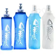 Sports Water Bottle Soft TPU Reusable Water Bottles Collapsible Sports Camping
