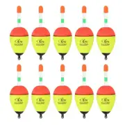 0.9oz Fishing Bobbers, 10 Pack EVA Fishing Float, Yellow