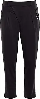 [WINSHAPE] Hp302 Women's Casual Business Trousers, Super Light, Elegant Functional 7/8 Baggy Trousers, Street Style
