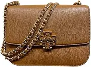[Tory Burch] 140987 Britten Moose Brown With Gold Hardware Women's Small Adjustable Shoulder Bag, Moose Brown, Small