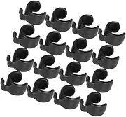 Alasum 25Pcs Microphone Clips for Mic Stand Durable Cable Clips for Mic Pole Compact Clamps for Organizing Compatible with Tripods and Brackets