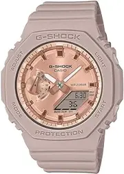 [Casio] G-Shock GMAS2100MD-4A S-Series Digital-Analogue Pink Strap Unisex Watch, Rose Gold Dial, 46.2 × 42.9 × 11.2 mm Size