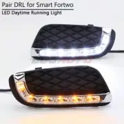 2 Color For Mercedes-Benz Smart Fortwo 2008-11 LED DRL Daylight Fog Lamp W/ Turn
