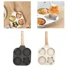 Egg Pan Omelette Pan Nonstick Breakfast Maker Heat Resistant Handle Egg Cooker