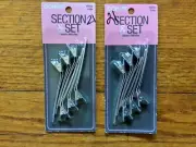 H14--CONAIR--LADIES HAIR--2 pks. Section & Set-Secure-Hold Clips--NEW