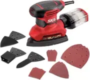 Corded Detail Sander with Micro-Filter & 3 Attachments for Precision Finishing