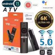 Mini TV Stick Android 13 Quad Core Cortex A53 Support 8K Video 4K Voice Remote