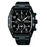 在飛比找Yahoo奇摩購物中心優惠-WIRED 時尚計時腕錶-黑-男錶(AF8S69X1)42m