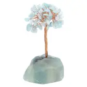Crystal Tree Gifts for Women Handcrafted Tree of Life Stones Blue