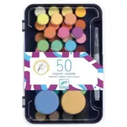 Djeco Artist's Palette Watercolour Paint With Water Pen