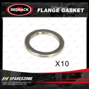10 pcs Redback Flange Gaskets for Holden Nova Apollo 01/1989-01/1997