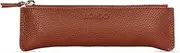 Otto Angelino Genuine Leather Pen Case with Zipper Closure, Pencil Pouch Stationery Bag