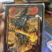 Monster hunter Tcg sleeves 55 count new sealed