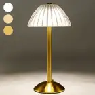 Cordless Table Lamps for Home,Table,Dining Room, Gold Rechargeable Lamps, USB Ch