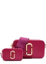 Marc Jacobs The Utility Snapshot Leather Cross-body bag - Dark Pink ONE SIZE