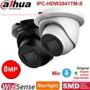 Dahua Original 4K 8MP Starlight IPC-HDW2841TM-S IP Camera PoE Built-in Mic SMD+