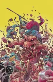 MMPR/ TMNT III #1 K 1:100 Variant (Full Art, Foil, Stokoe) 7/15/25 PRESALE