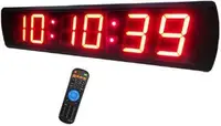 在飛比找Yahoo!奇摩拍賣優惠-6位數 正數倒數 計時器 定時器 直播計時器 壁掛式或懸吊式
