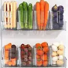 Refrigerator Storage Box Large Capacity Food Storage Fridge Organizer Food