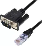 RJ45 to RS232COOSO DB9 9-Pin Serial Port Male to RJ45 Female Cat5 Ethernet LAN C