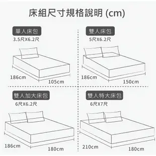 BIBI 寢具（現貨)台灣製造 天絲床包枕套組鋪棉兩用被套