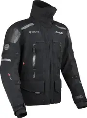 DANE Bornholm Pro waterproof Motorcycle Textile Jacket, black, Size 3XL for Men