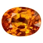 1.26 Ct. Delightful Oval Top Orange Mandarin Garnet WITH GLC CERTIFY