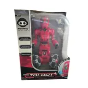 WowWee TRIBOT Talking LED Interactive Red Rolling Robot BRAND NIB